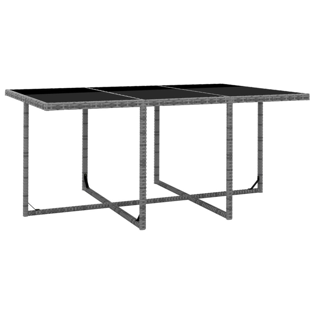 Patio Dining Set Dining Table and Chairs Furniture Set Poly Rattan