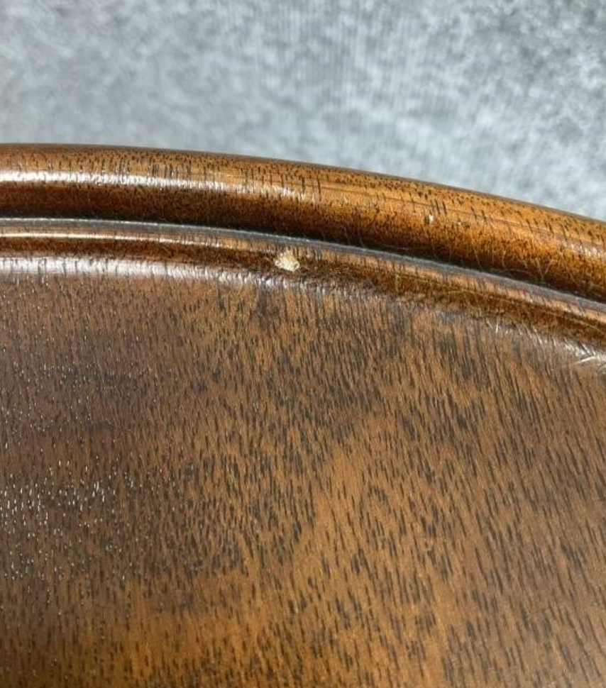 Henkel Harris Mahogany Plant Stand | Vintage Pie-Crust Pedestal Table | Classic American Mahogany Accent Table